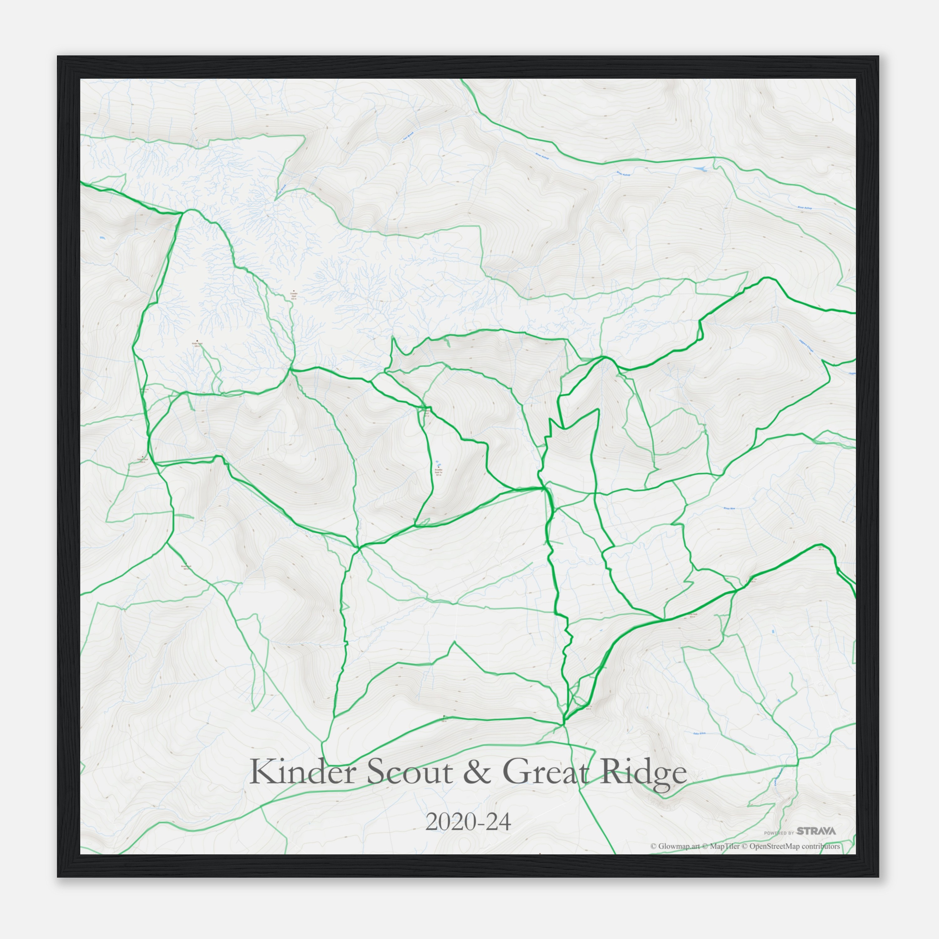 Black Framed Print