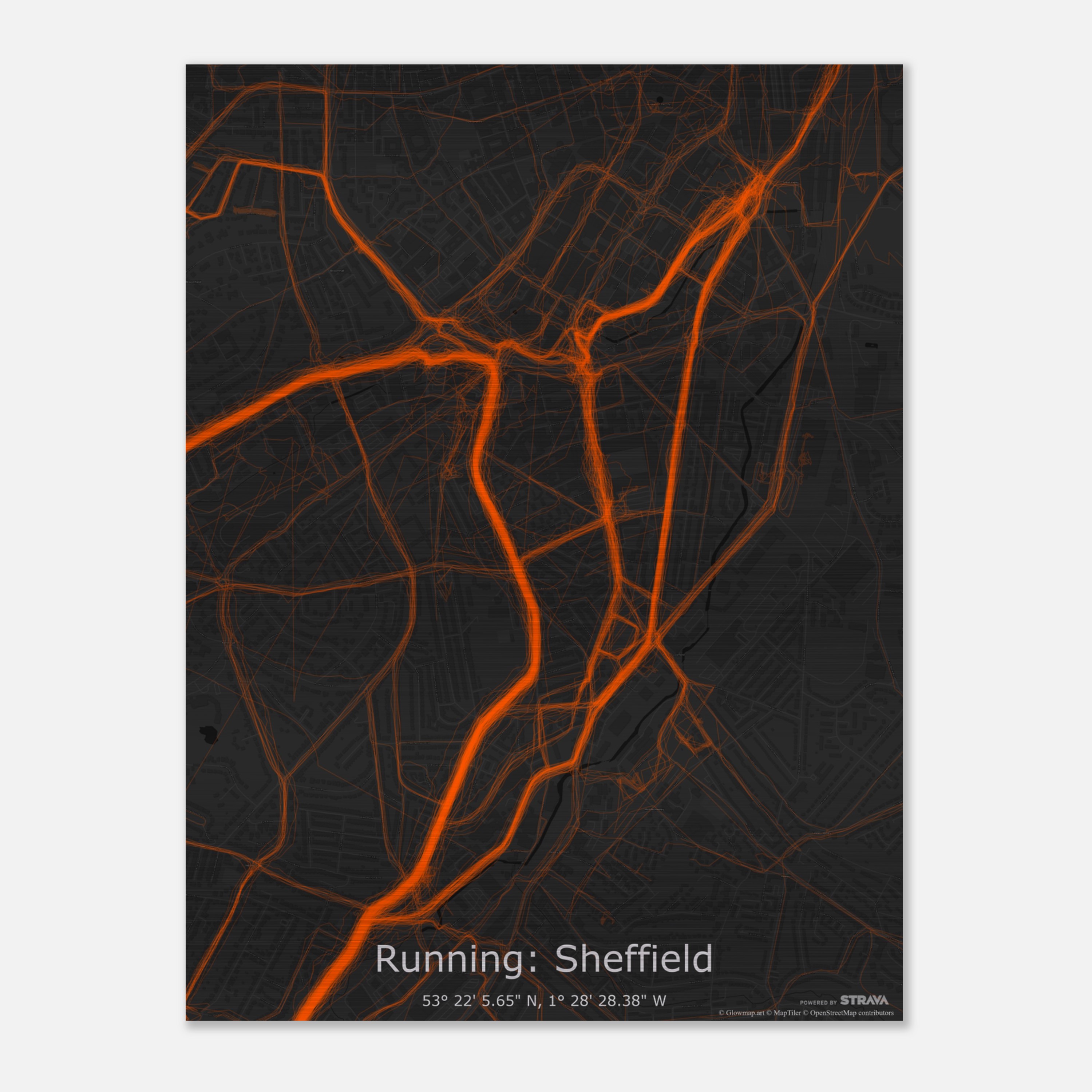 Brushed Aluminium Print