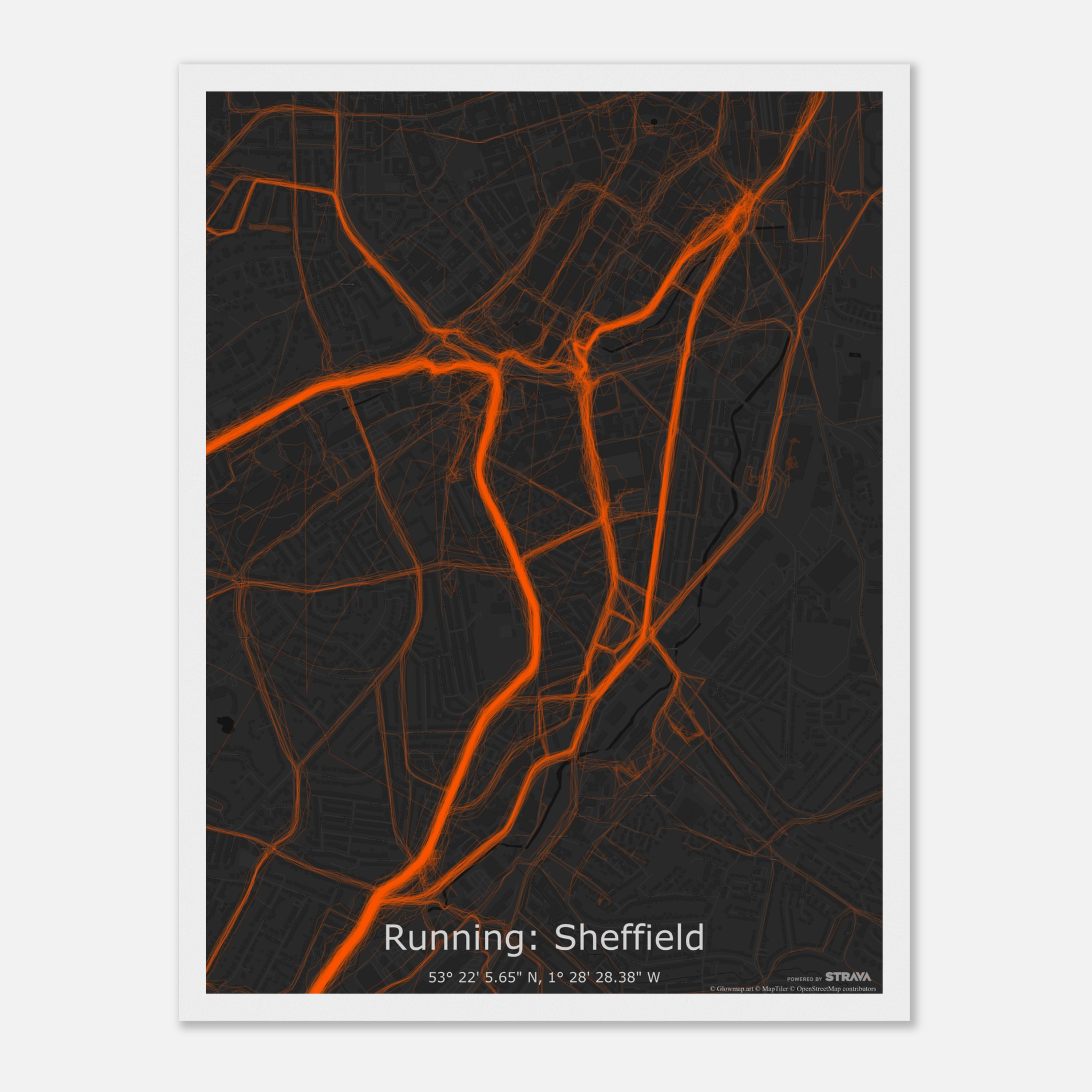 White Framed Print
